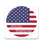 usa online shopping app android application logo